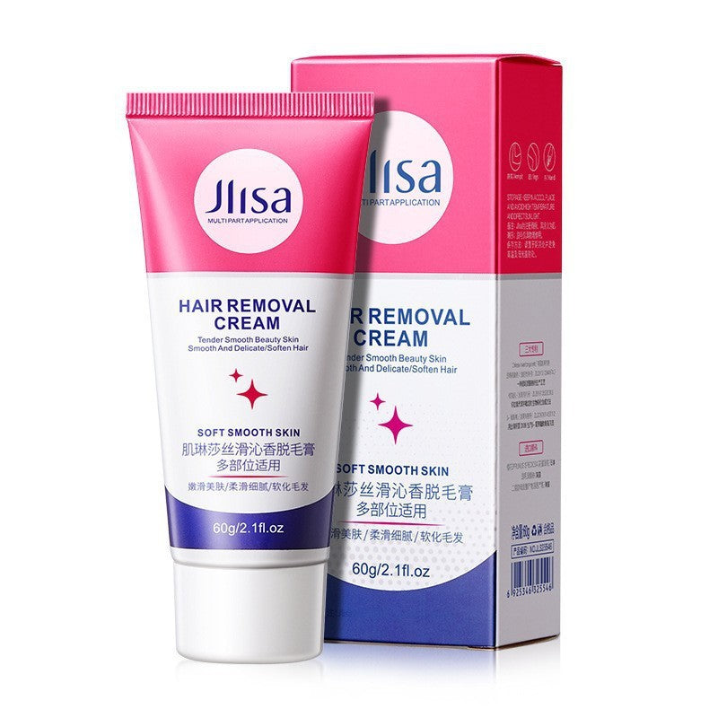 Silky And Refreshing Fragrance Depilatory Cream Mild Skin Care Type