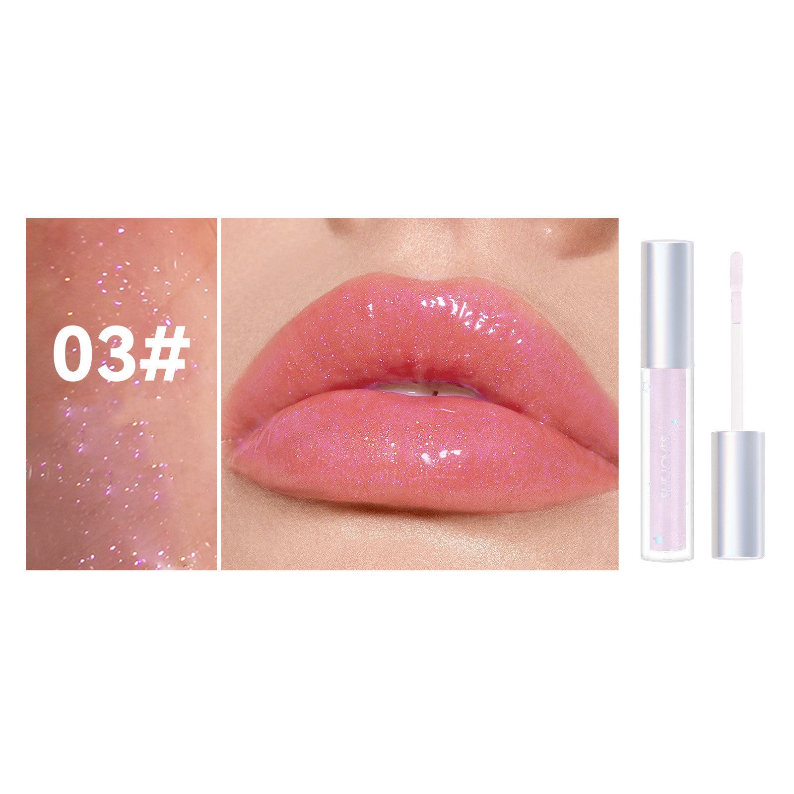 Shimmering Moisturizing Lotion Plumping Glass Lip