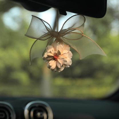 Car Mounted Perfume Ranunculus Flower Perfume Extender Pendant