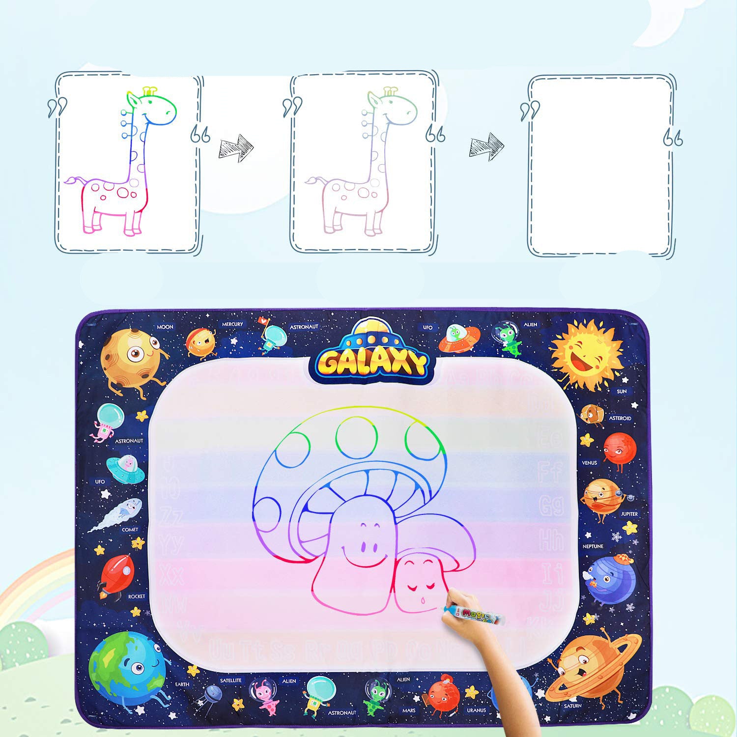 Scrub brush painting