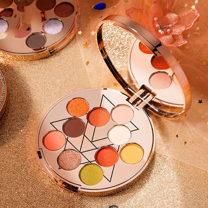 Goddess Of Luck 10-color Waterproof Eye Shadow Palette