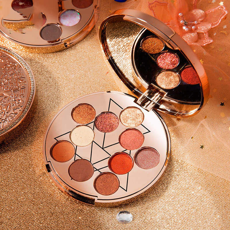 Goddess Of Luck 10-color Waterproof Eye Shadow Palette