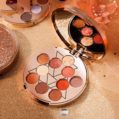 Goddess Of Luck 10-color Waterproof Eye Shadow Palette