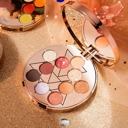 Goddess Of Luck 10-color Waterproof Eye Shadow Palette