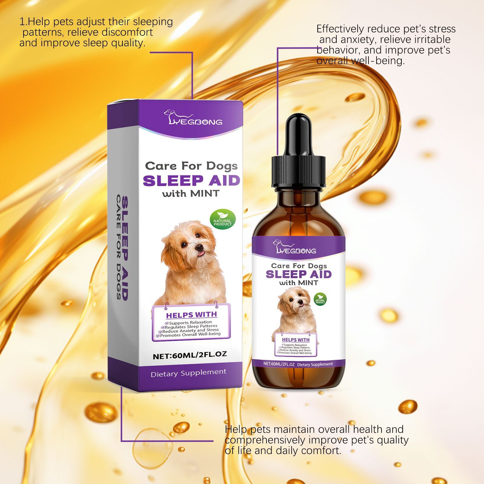 Dog Sleep Drops Care For Night Sleep