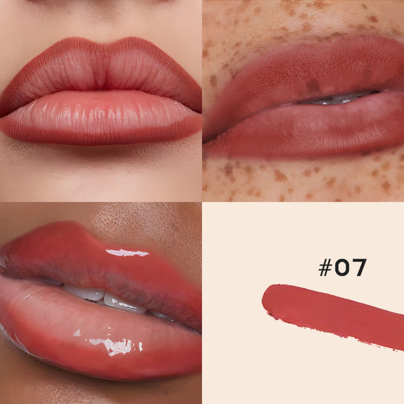 Double-headed Matte Lip Liner Transparent Moisturizing Lip Gloss