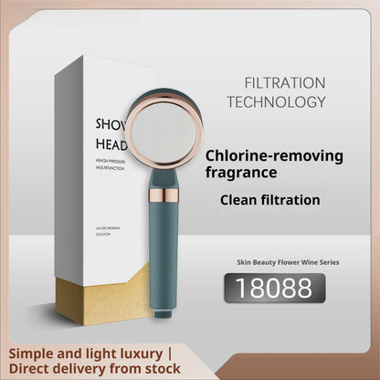 Skin Care Chlorine Removal Fragrance Hand-held Shower Booster Filter