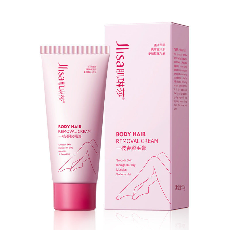 Silky And Refreshing Fragrance Depilatory Cream Mild Skin Care Type