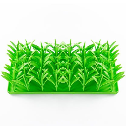 Silicone Slow Food Mat Creative Grass Brush Design Lick Mat Dogs And Cats Eating Non-slip