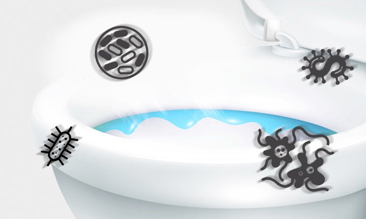 Deodorant decontamination toilet