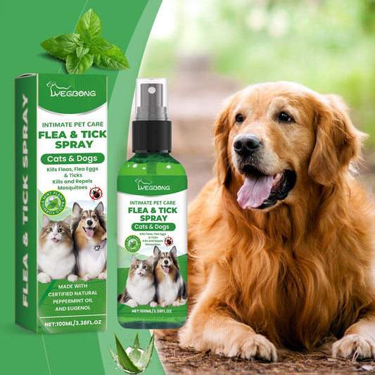 Dog Cat Hair Skin Insect Repellent Daily Gentle Cleaning Care Solution