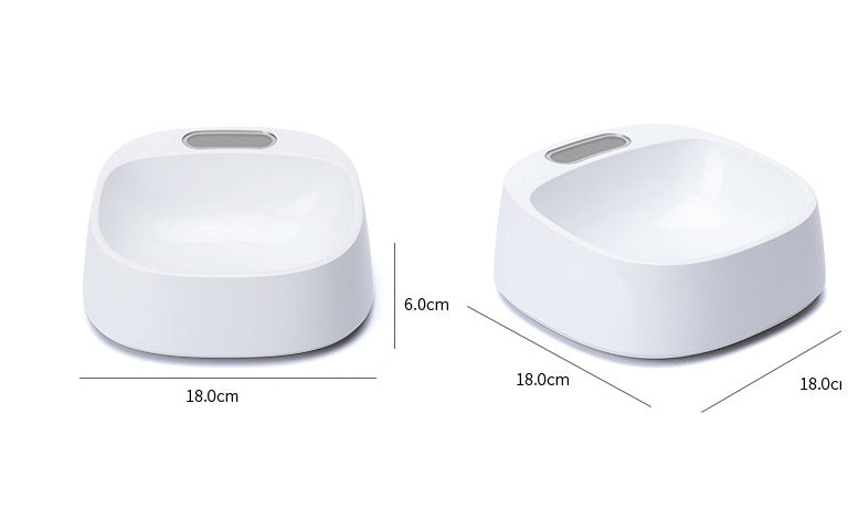 Pet weighing dog food