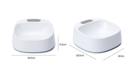 Pet weighing dog food