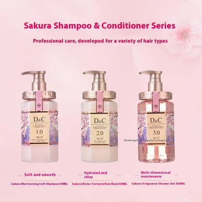 Sakura Shampoo Hair Conditioner Shower Gel Wash Nursing Suite
