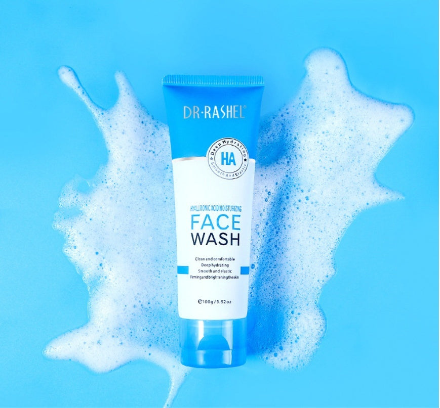 Hyaluronic Acid Moisturizing Facial Cleanser Gentle Deoiling