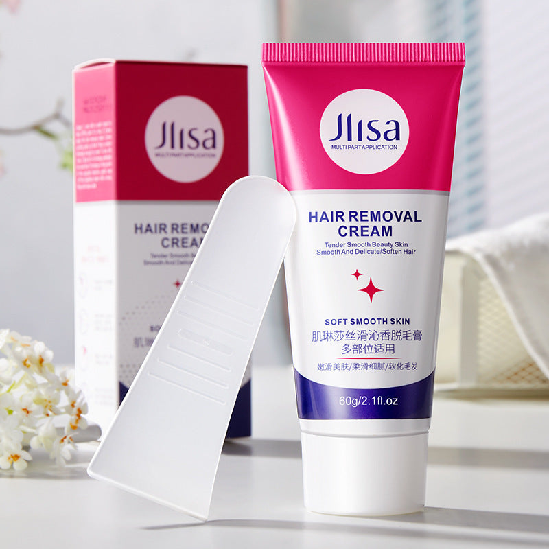 Silky And Refreshing Fragrance Depilatory Cream Mild Skin Care Type