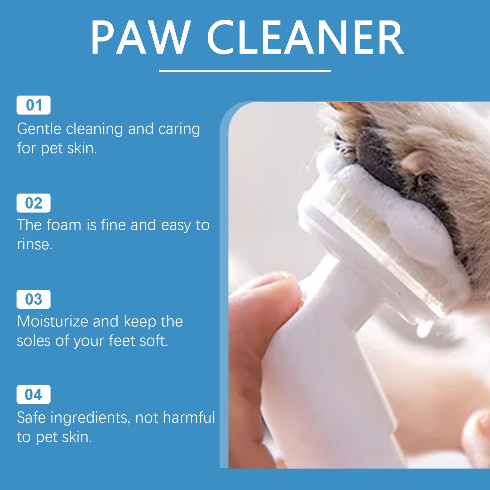 Dog Cat Cleaning Paw Foot Cleaning Foot Care Foam