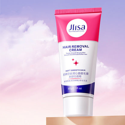 Silky And Refreshing Fragrance Depilatory Cream Mild Skin Care Type