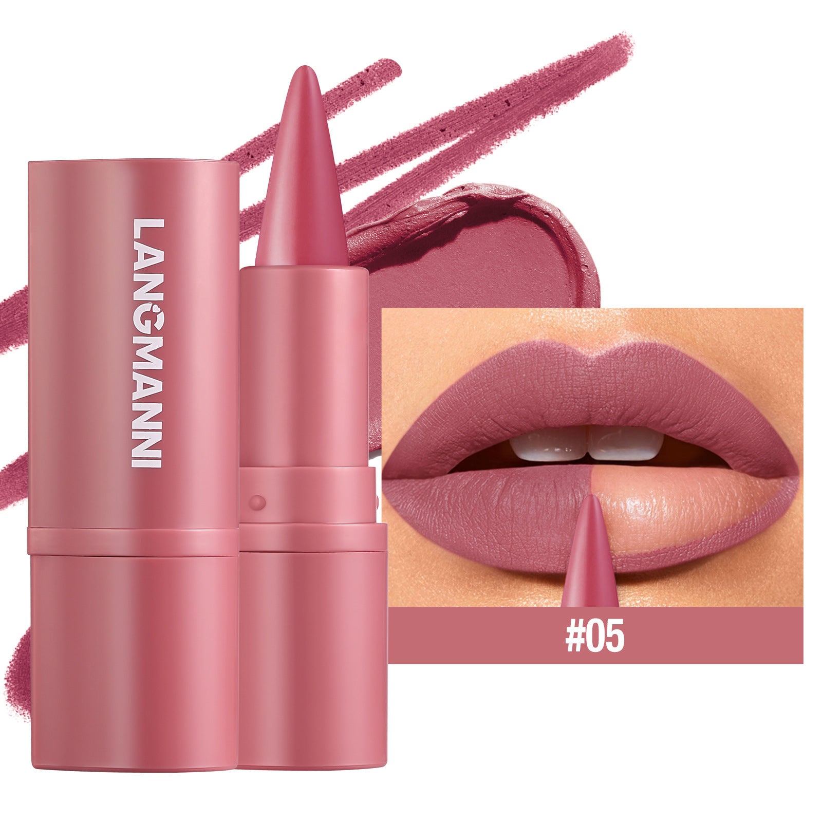 Multifunctional Lip Liner Lipstick Pen Matte