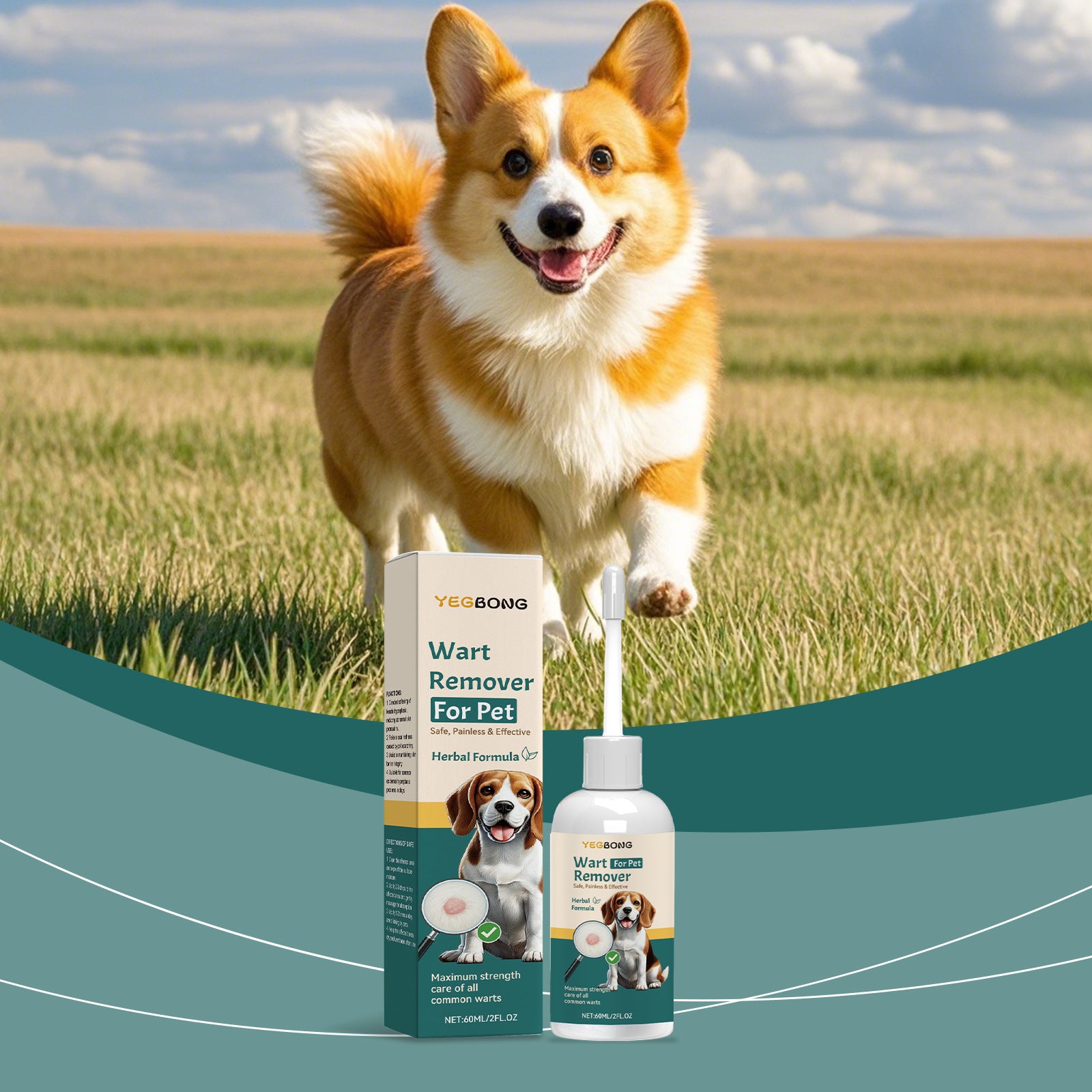 Household Portable Dog Skin Care Drops