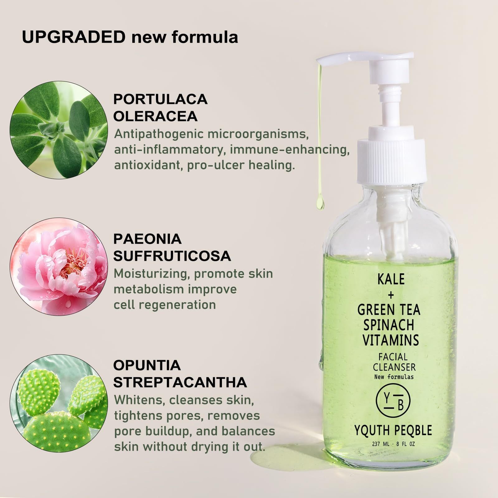 Kale Moisturizing Facial Cleanser Mild