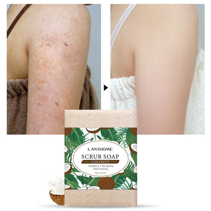 Facial Scrub Soap Essential Oil Cleansing Facial Body Scrub Soap