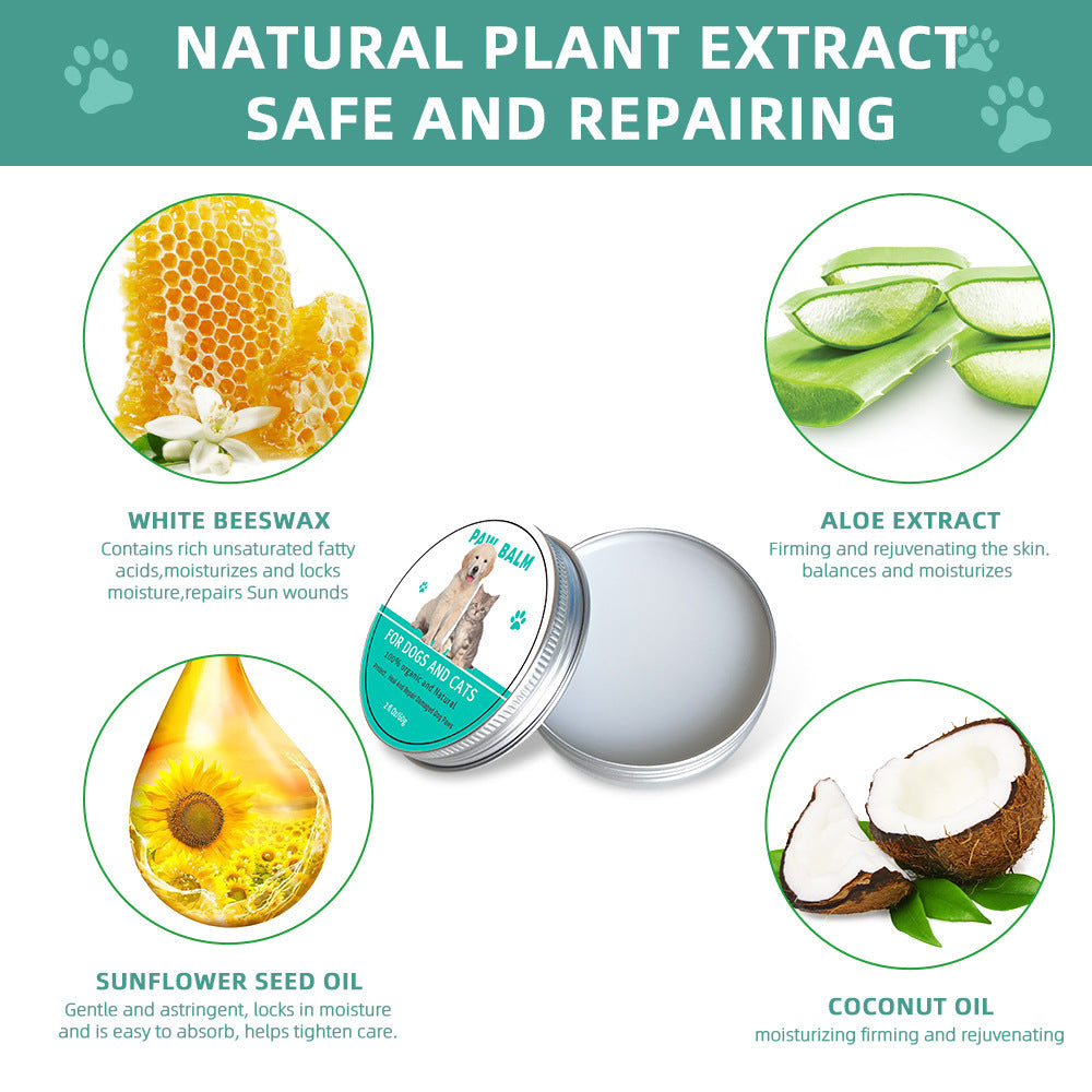 Pet Claw Care Cream Dog Cat Foot Nourishing Balm
