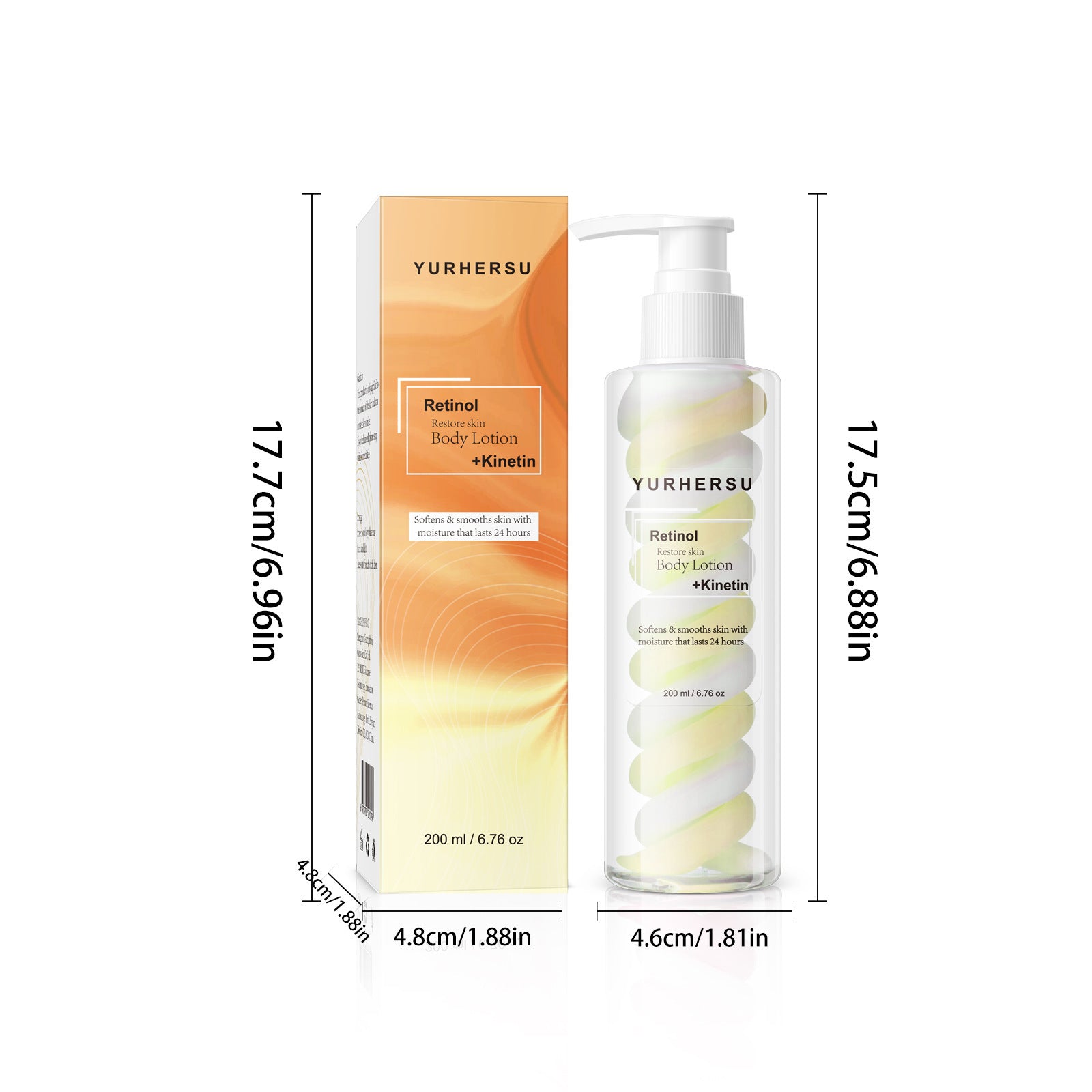 Retinol Two-color Body Lotion Softening Skin Moisturizing