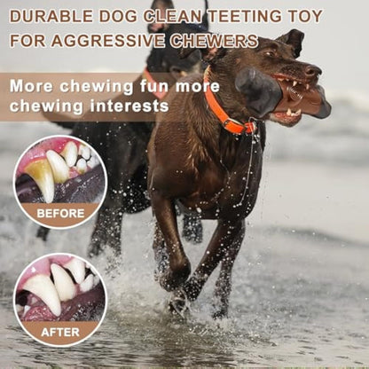 Tough Dog Toys For Aggressive Chewers Large Breed Indestructible Dog Toys Durable Dog Chew Toys For Large Dogs Bacon Flavor Dog Chew Toys For Aggressive Chewers Durable Large Dog Toys For Big Dogs